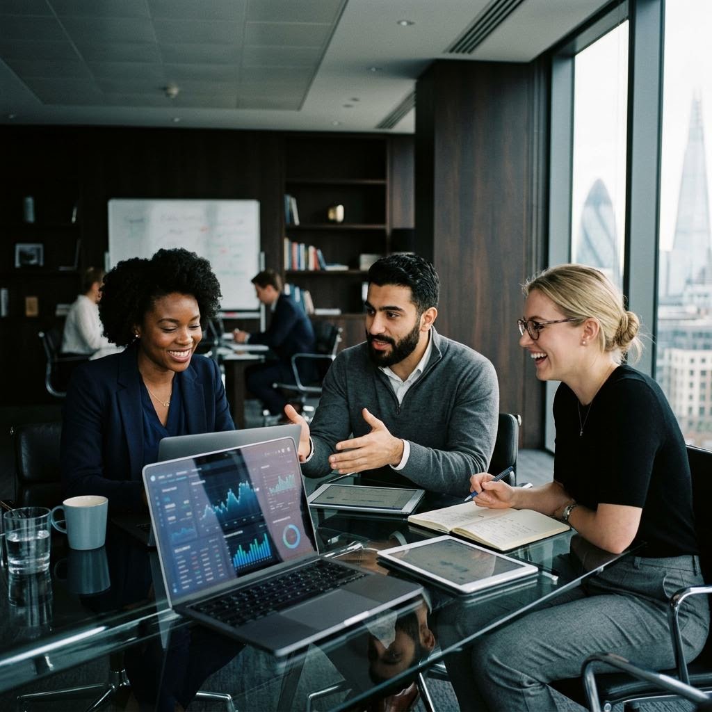 Algorithmic engineering team monitoring market feeds